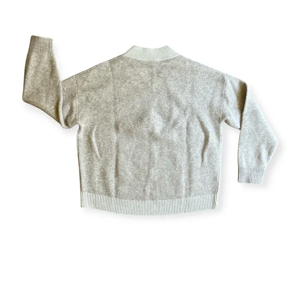 Lululemon • Cream Alpaca Wool-Blend V-Neck Sweater • Size M - Picture 6 of 9